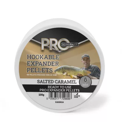 SONUBAITS Hookable Pro Expander - Fishmeal 6mm 100g — 8.00 Salted Caramel